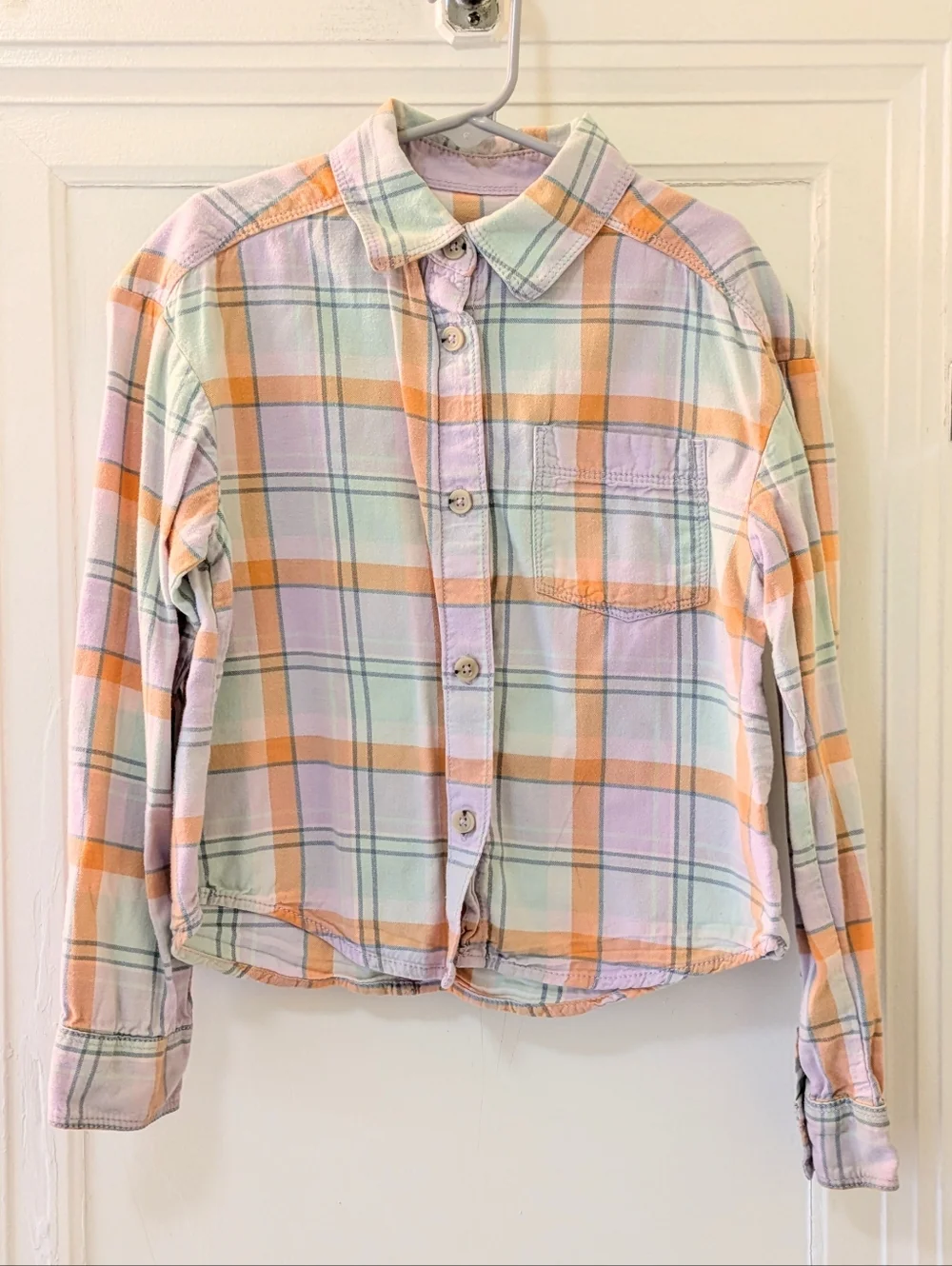 Cat & Jack Pastel Plaid Shirt
